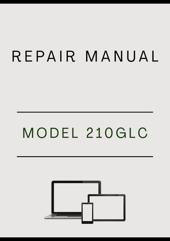 MODEL 210GLC CRAWLER EXCAVATOR REPAIR MANUAL - PDF