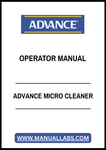 ADVANCE MICRO CLEANER OPERATOR MANUAL - PDF FILE
