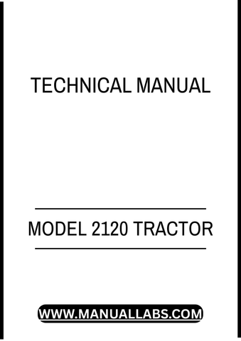 MODEL 2120 TRACTOR TECHNICAL MANUAL - PDF FILE