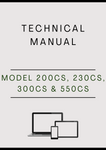 MODEL 200CS, 230CS, 300CS AND 550CS CHAINSAW TECHNICAL MANUAL - PDF