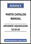 ADVANCE AQUACLEAN 12-15-18 PARTS CATALOG MANUAL – PDF FILE