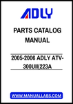 2005-2006 ADLY ATV-300UII(223A) PARTS CATALOG MANUAL – PDF FILE