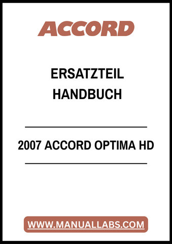 2007 ACCORD OPTIMA HD ERSATZTEIL-HANDBUCH – PDF FILE