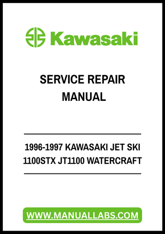 1996-1997 KAWASAKI JET SKI 1100STX JT1100 WATERCRAFT SERVICE REPAIR MANUAL - PDF FILE