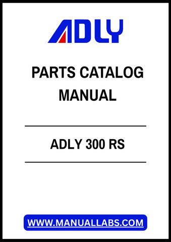 ADLY 300 RS PARTS CATALOG MANUAL – PDF FILE