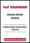 YANMAR YM169, YM169D DIESEL TRACTOR SERVICE REPAIR MANUAL - PDF FILE
