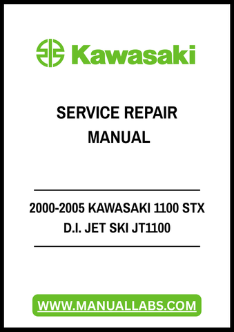 2000-2005 KAWASAKI 1100 STX D.I. JET SKI JT1100 SERVICE REPAIR MANUAL - PDF FILE