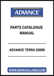 ADVANCE TERRA 5200B PARTS CATALOGUE MANUAL - PDF FILE