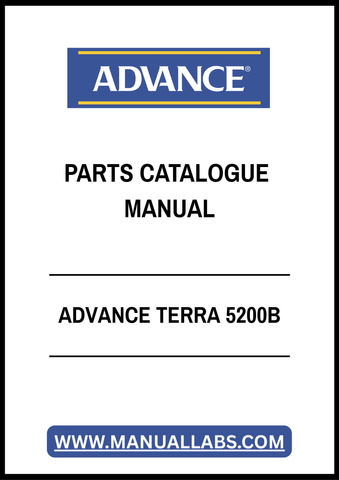 ADVANCE TERRA 5200B PARTS CATALOGUE MANUAL - PDF FILE