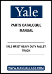 YALE MP20T HEAVY DUTY PALLET TRUCK PARTS CATALOGUE MANUAL - PDF FILE