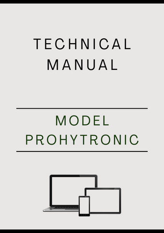 MODEL PROHYTRONIC ELECTRONIC HITCH CONTROL SYSTEM COMPONENT TECHNICAL MANUAL - PDF