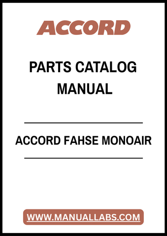 ACCORD FAHSE MONOAIR PARTS CATALOG MANUAL – PDF FILE