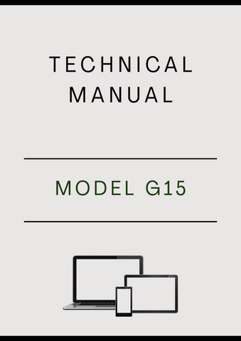 MODEL G15 PROFESSIONAL WALK-BEHIND MOWER TECHNICAL MANUAL - PDF