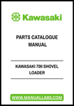 KAWASAKI 70II SHOVEL LOADER PARTS CATALOGUE MANUAL - PDF FILE