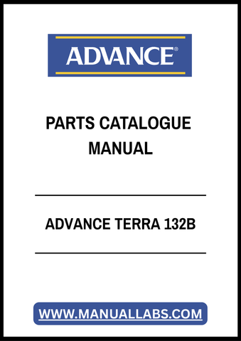 ADVANCE TERRA 132B PARTS CATALOGUE MANUAL - PDF FILE