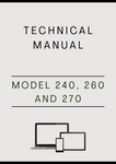 MODEL 240, 260 AND 270 ROTARY DISK MOWER TECHNICAL MANUAL - PDF