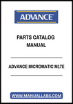ADVANCE MICROMATIC M17E PARTS CATALOG MANUAL - PDF FILE