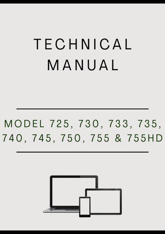 MODEL 725, 730, 733, 735, 740, 745, 750, 755 AND 755HD AXLE COMPONENT TECHNICAL MANUAL - PDF