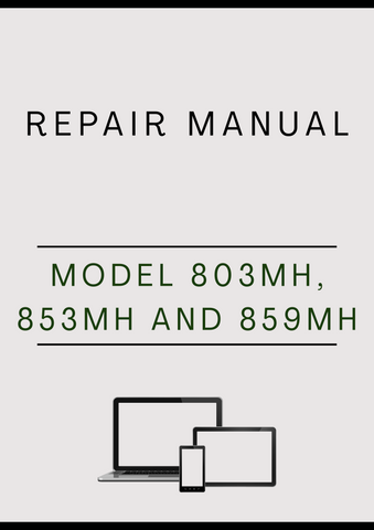 MODEL 803MH, 853MH AND 859MH TRACKED HARVESTER REPAIR MANUAL - PDF