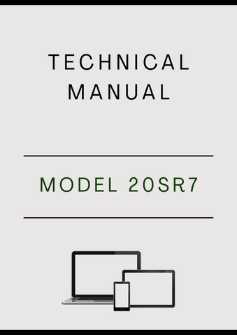 MODEL 20SR7 REEL MOWER TECHNICAL MANUAL - PDF