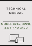 MODEL 3215, 3220, 3415 AND 3420 TELESCOPIC HANDLER COMPONENT TECHNICAL MANUAL - PDF