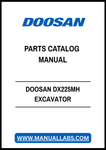 DOOSAN DX225MH EXCAVATOR MATERIAL HANDLER PARTS CATALOG MANUAL - PDF FILE