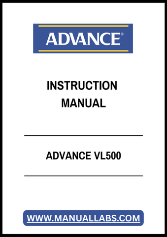 ADVANCE VL500 INSTRUCTION MANUAL - PDF FILE
