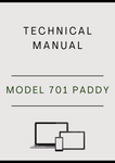 MODEL 701 PADDY FRONT WHEEL DRIVE AXLE COMPONENT TECHNICAL MANUAL - PDF