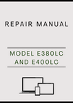 MODEL E380LC AND E400LC CRAWLER EXCAVATOR REPAIR MANUAL - PDF