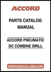 ACCORD PNEUMATIC DC COMBINE DRILL PARTS CATALOG MANUAL – PDF FILE
