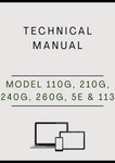 MODEL 110G, 210G, 240G, 260G, 5E AND 113 HEDGE CLIPPER TECHNICAL MANUAL - PDF