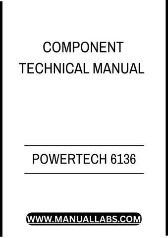 POWERTECH 6136 DIESEL ENGINE LEVEL 40 ECU COMPONENT TECHNICAL MANUAL - PDF FILE