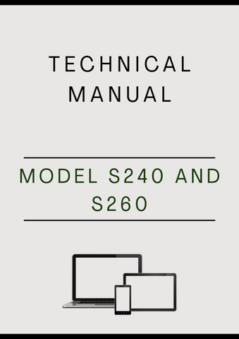 MODEL S240 AND S260 SLASHER TECHNICAL MANUAL - PDF