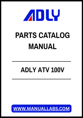 ADLY ATV 100V PARTS CATALOG MANUAL – PDF FILE