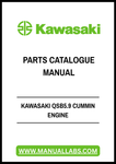 KAWASAKI QSB5.9 CUMMIN ENGINE PARTS CATALOGUE MANUAL - PDF FILE