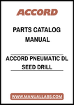 ACCORD PNEUMATIC DL SEED DRILL PARTS CATALOG MANUAL – PDF FILE
