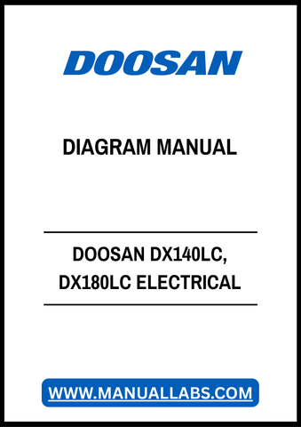 DOOSAN DX140LC, DX180LC ELECTRICAL DIAGRAM MANUAL - PDF FILE