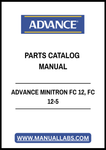 ADVANCE MINITRON FC 12, FC 12-5 PARTS CATALOG MANUAL - PDF FILE