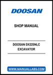 DOOSAN DX225NLC EXCAVATOR SHOP MANUAL - PDF FILE