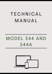 MODEL 544 AND 544A WHEEL LOADER TECHNICAL MANUAL - PDF
