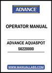 ADVANCE AQUASPOT 56220000 OPERATOR MANUAL – PDF FILE