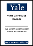 YALE GDP20RF, GDP25RF, GDP30RF, GDP20TF, GDP25TF, GDP30TF, GLP20RF, GLP25RF, GLP30RF, GLP20TF, GLP25TF, GLP30TF FORKLIFT TRUCK PARTS CATALOGUE MANUAL - PDF FILE