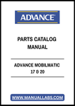 ADVANCE MOBILMATIC 17 & 20 PARTS CATALOG MANUAL - PDF FILE