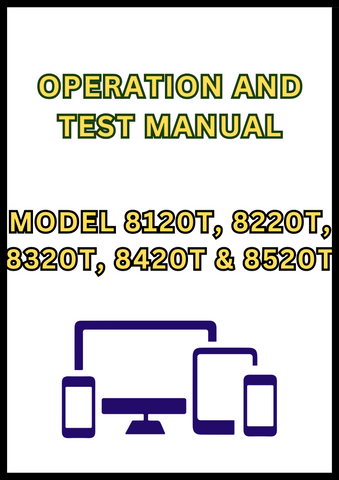 MODEL 8120T, 8220T, 8320T, 8420T AND 8520T TRACKED TRACTOR OPERATION AND TEST MANUAL - PDF