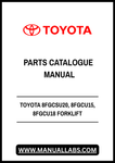 TOYOTA 8FGCSU20, 8FGCU15, 8FGCU18 FORKLIFT TRUCK PARTS CATALOGUE MANUAL - PDF FILE