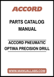 ACCORD PNEUMATIC OPTIMA PRECISION DRILL PARTS CATALOG MANUAL – PDF FILE