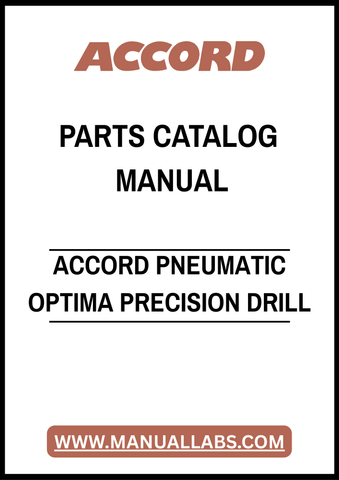 ACCORD PNEUMATIC OPTIMA PRECISION DRILL PARTS CATALOG MANUAL – PDF FILE