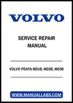 VOLVO PENTA MD1B, MD2B, MD3B MARINE DIESEL ENGINE SERVICE REPAIR MANUAL - PDF FILE