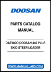 DAEWOO DOOSAN 440 PLUS SKID STEER LOADER PARTS CATALOG MANUAL - PDF FILE