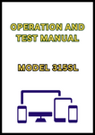 MODEL 315SL BACKHOE LOADER OPERATION AND TEST MANUAL - PDF